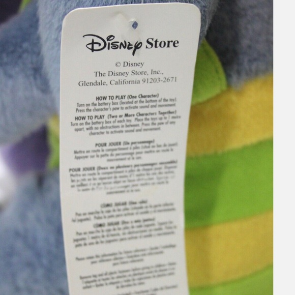 RARE Vintage 12" Plush Mech Musical Eeyore Disney Store plays music + da… - Picture 7 of 7